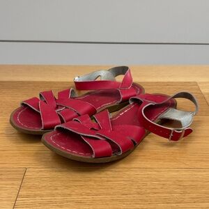 Salt Water Red Strappy Sandals women’s size 7 gently used